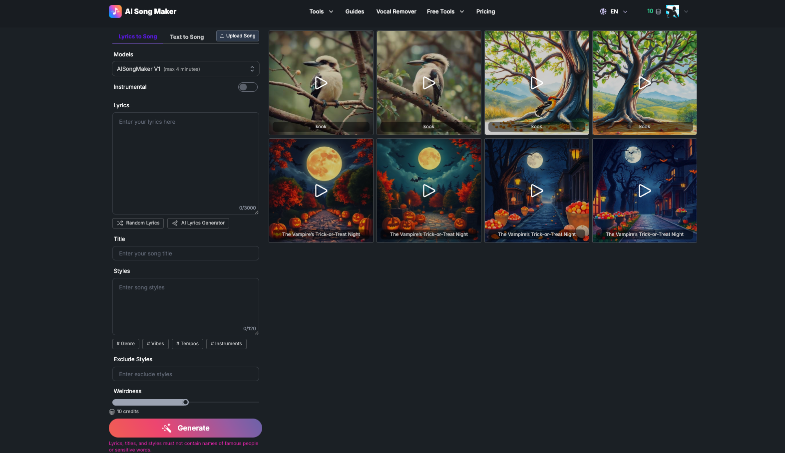 AI Song Generator